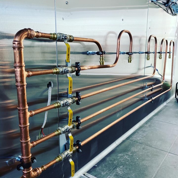 copper pipes